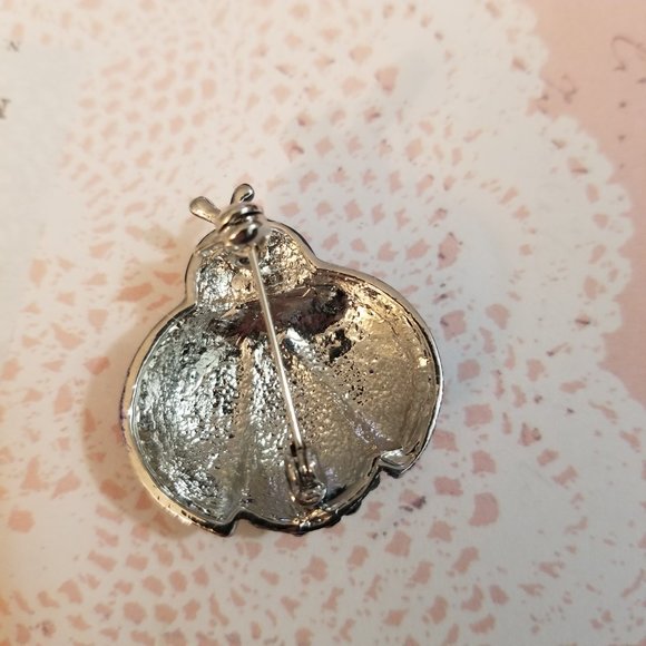 New Cute Purple Beetle Brooch - Picture 3 of 4